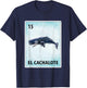 El Cachalote Mexican Sperm Whale Cards T-Shirt - T-Shirt | Navy