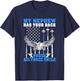 My Nephew Has Your Back Proud Air Force Uncle Military Gift T-Shirt - T-Shirt | Navy