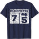 Oldometer 74-75 Car Odometer Funny 75th Birthday T-Shirt - T-Shirt | Navy