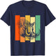 Warthog Africa Pig Wildlife Animal Retro Vintage T-Shirt - T-Shirt | Navy