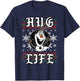 Disney Frozen Olaf Hug Life Ugly Christmas Sweater Style T-Shirt - T-Shirt | Navy