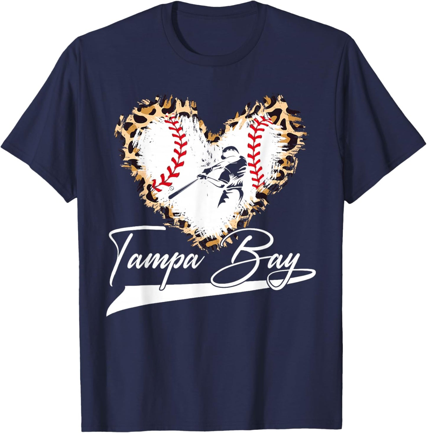 Tamba Bay Souvenir Heart Outfit I Love Tamba Bay T-Shirt - T-Shirt | Navy