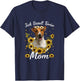 Cute Jack Russell Terrier Mom Sunflower Dog Mom Mother's Day T-Shirt - T-Shirt | Navy