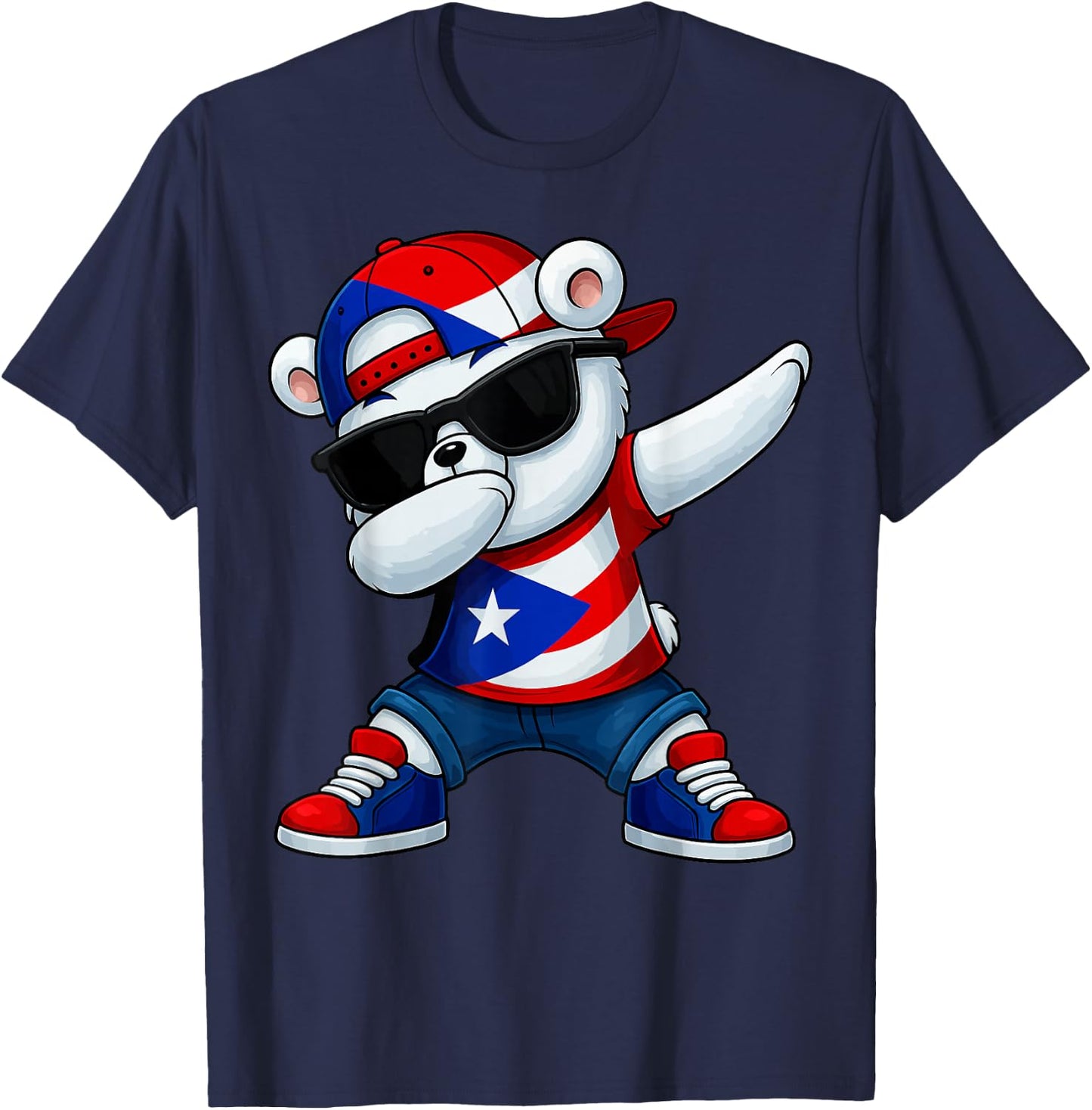 Puerto Rican Hispanic Heritage Puerto Rico 2025 Kids Boys T-Shirt - T-Shirt | Navy