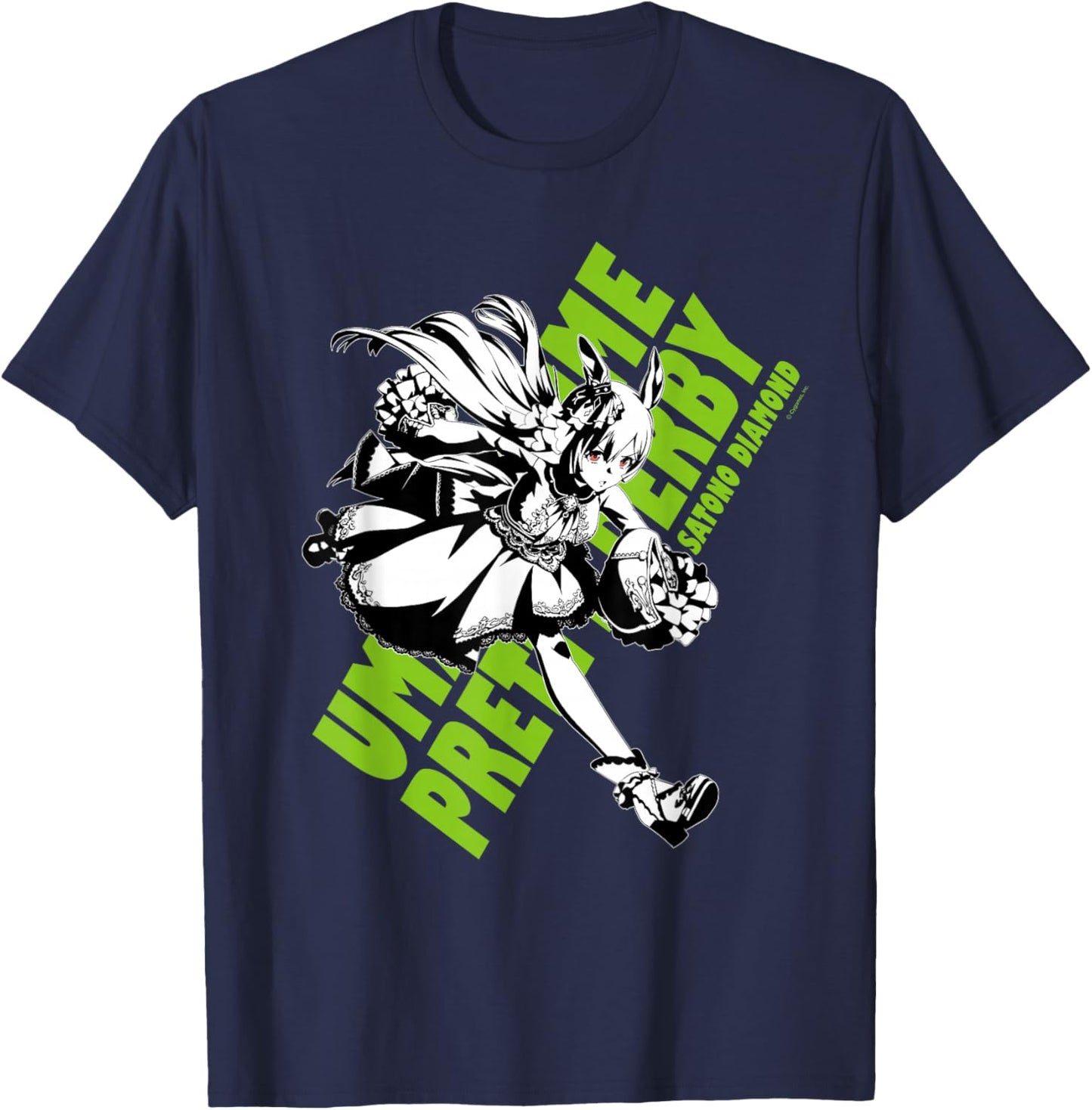 Umamusume: Pretty Derby Satono Diamond T-Shirt - T-Shirt | Navy