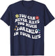 Retro Groovy You Can Never Have Too Much LORENZO In Your T-Shirt - T-Shirt | Navy