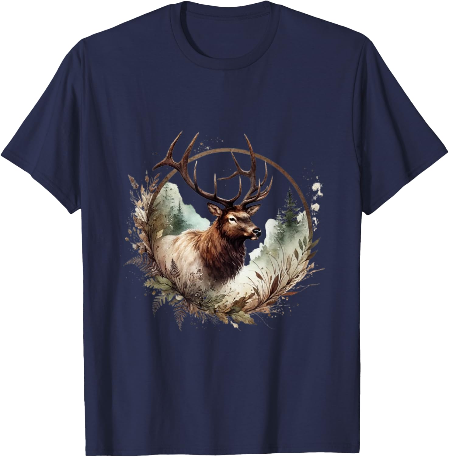 Bull Elk T-Shirt - T-Shirt | Navy