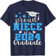 Super Proud Niece of 2024 Graduate Awesome Family College T-Shirt - T-Shirt | Navy