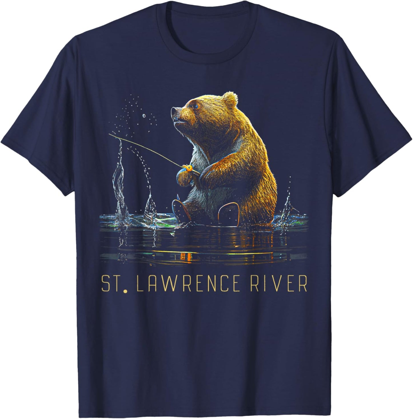 St. Lawrence River T-Shirt - T-Shirt | Navy