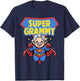 Mother’s Day Best Grandma Ever Nana Mimi Gigi Super A Grammy T-Shirt - T-Shirt | Navy