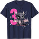 3rd Birthday Shirt Dragon Party Birthday Girl Toddler Three T-Shirt - T-Shirt | Navy
