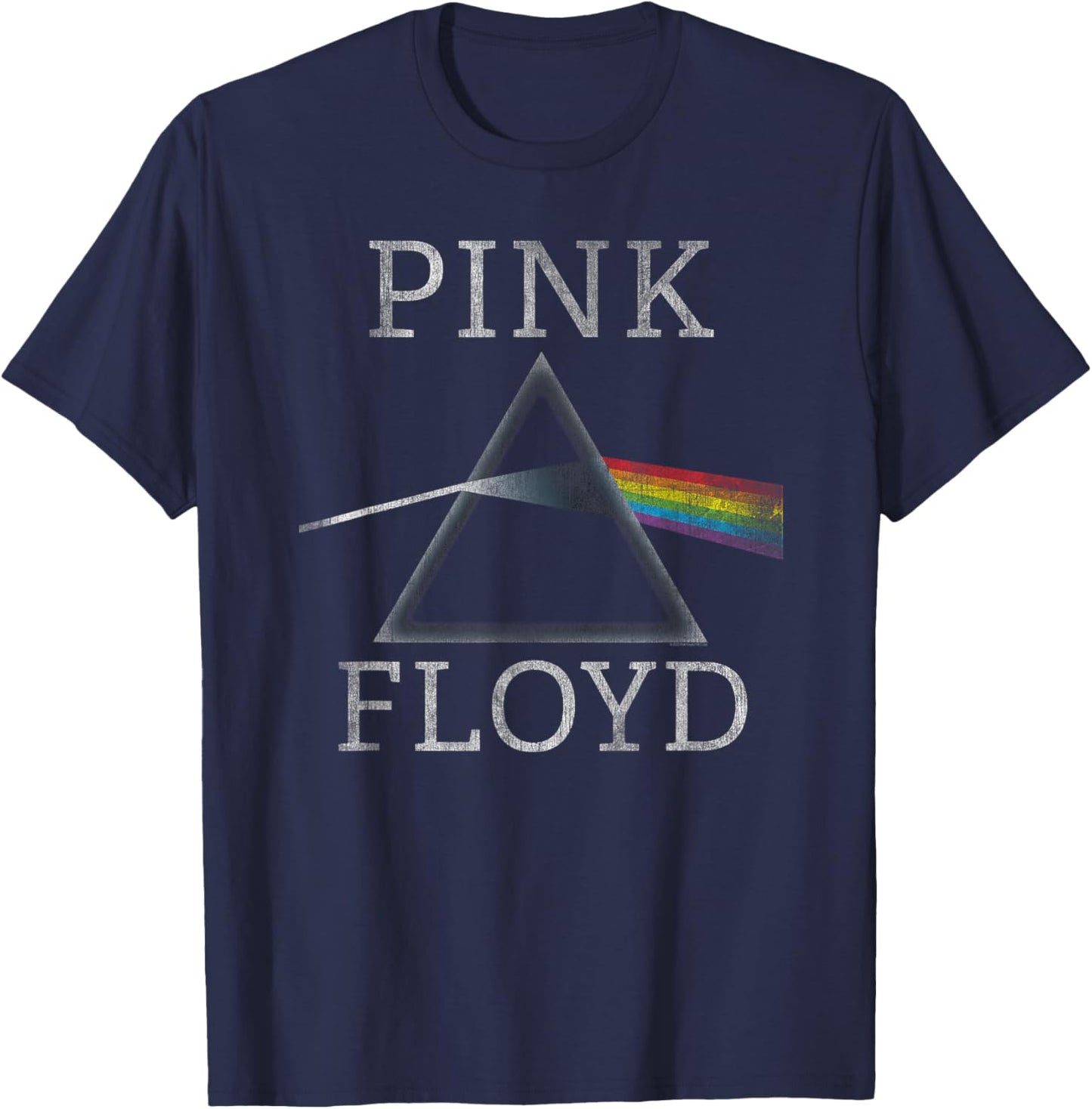 Pink Floyd Dark Side Of The Moon Rock Music Band T-Shirt - T-Shirt | Navy