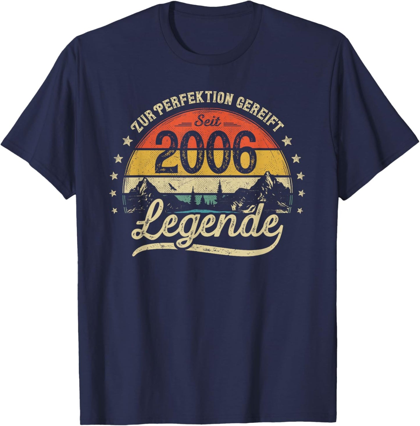 Legende seit 2006 20 Jahre 20. Geburtstag Mann Frau Geschenk T-Shirt - T-Shirt | Navy