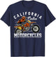 California Custom Motorcycles T-Shirt - T-Shirt | Navy