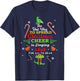 Spread Christmas Cheer is Singing Loud Xmas Elf Pajama T-Shirt - T-Shirt | Navy
