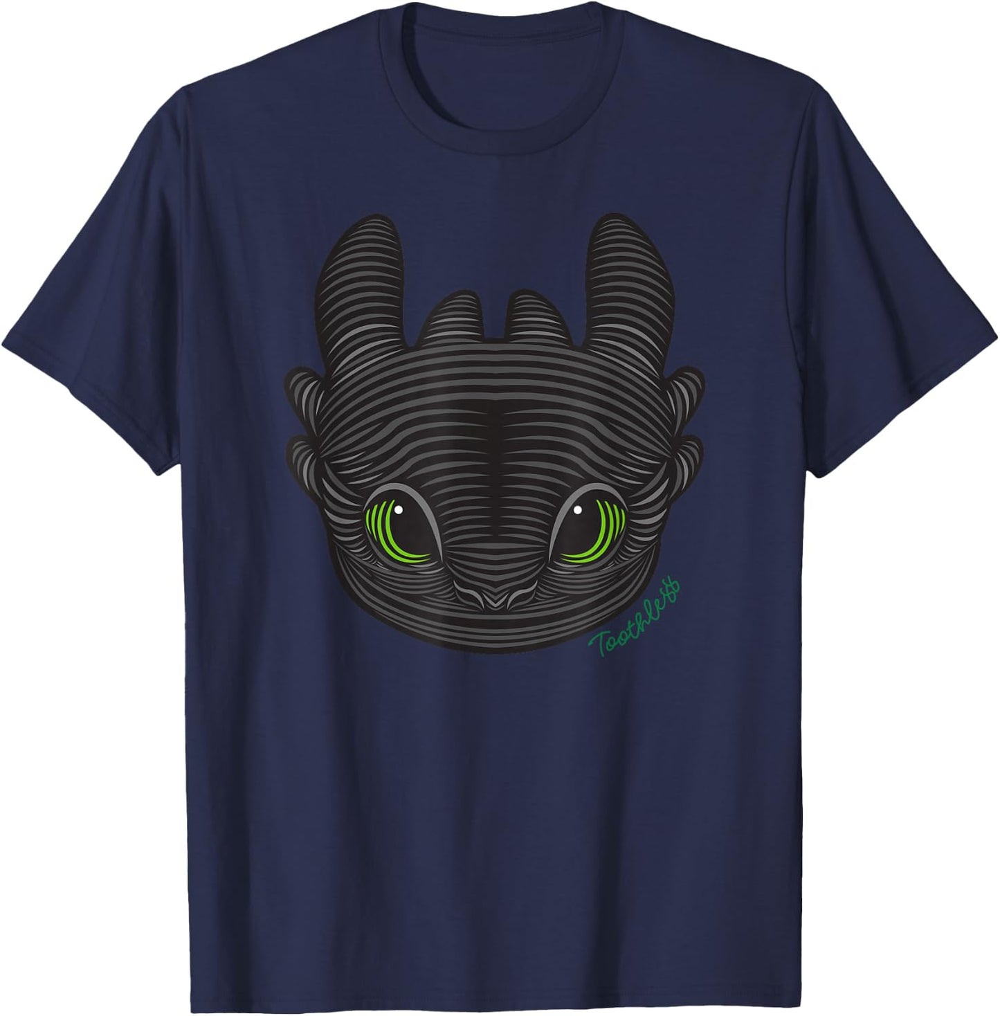 How to Train Your Dragon 3 Toothless Shirt T-Shirt - T-Shirt | Navy
