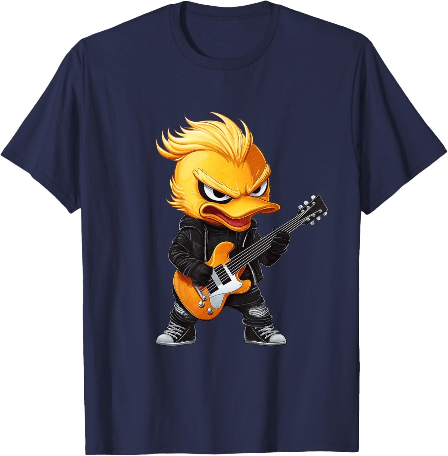 Heavy Metal Duck T-Shirt - T-Shirt | Navy