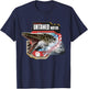 Jurassic World Rebirth Warning Untamed Waters Mosasaurus T-Shirt - T-Shirt | Navy