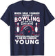 Sucked at Bowling Humor Women Men Funny Bowling T-Shirt - T-Shirt | Navy