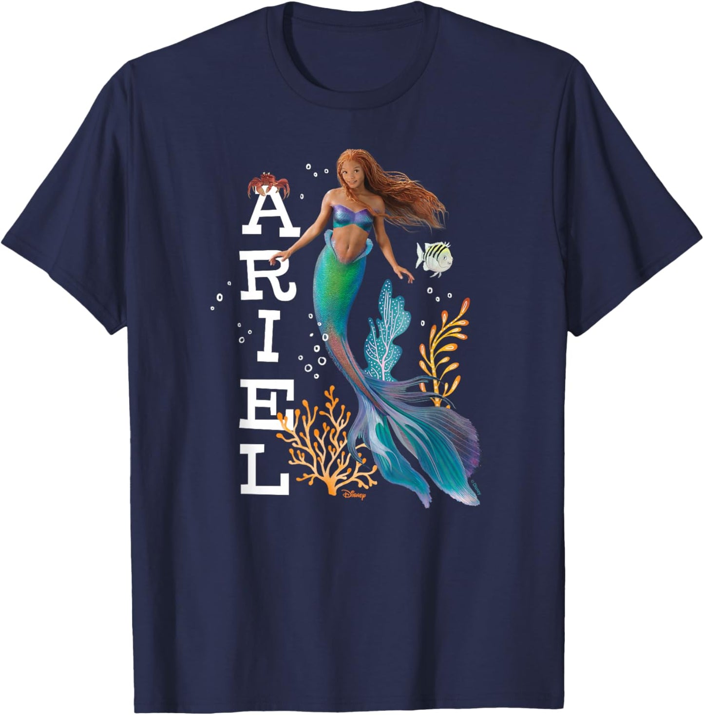 Little Mermaid - Ariel T-Shirt - T-Shirt | Navy