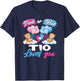 Bears Pink Or Blue TIO Loves You Gender Reveal T-Shirt - T-Shirt | Navy