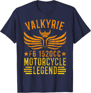 Valkyrie F6 1520cc Motorcycle Legend for an Biker T-Shirt - T-Shirt | Navy