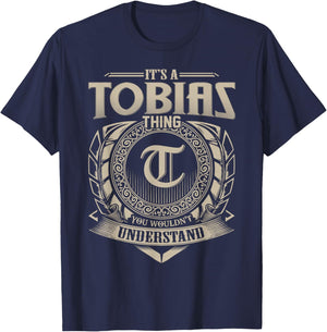 It's A TOBIAS Thing You Wouldn't Understand Name Vintage T-Shirt - T-Shirt | Navy