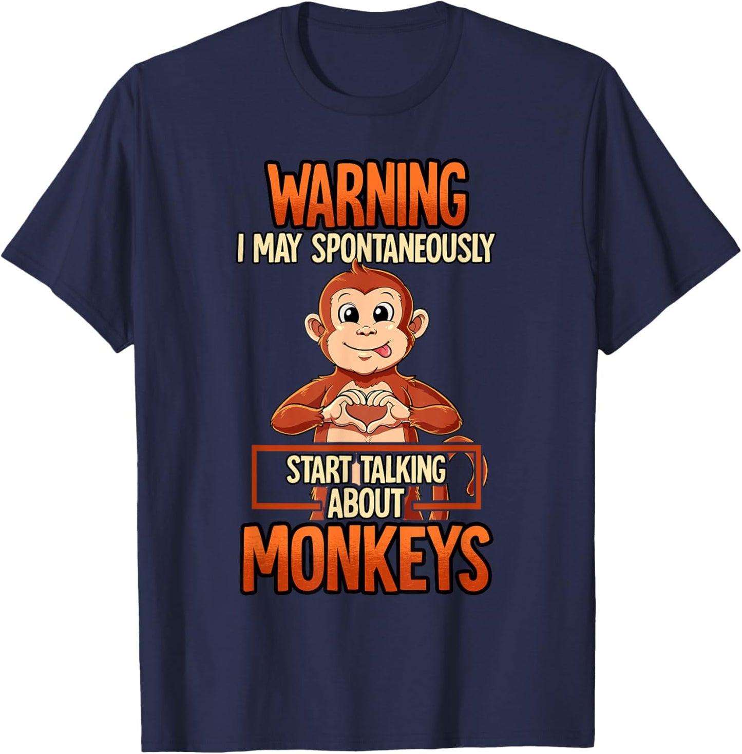 Monkey T-Shirt - T-Shirt | Navy