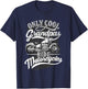 Only Grandpas Ride Motorcycles Quote for Grandpa Motorcycles T-Shirt - T-Shirt | Navy