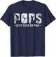 Best Pops By Par Father's Day Golf T-Shirt - T-Shirt | Navy