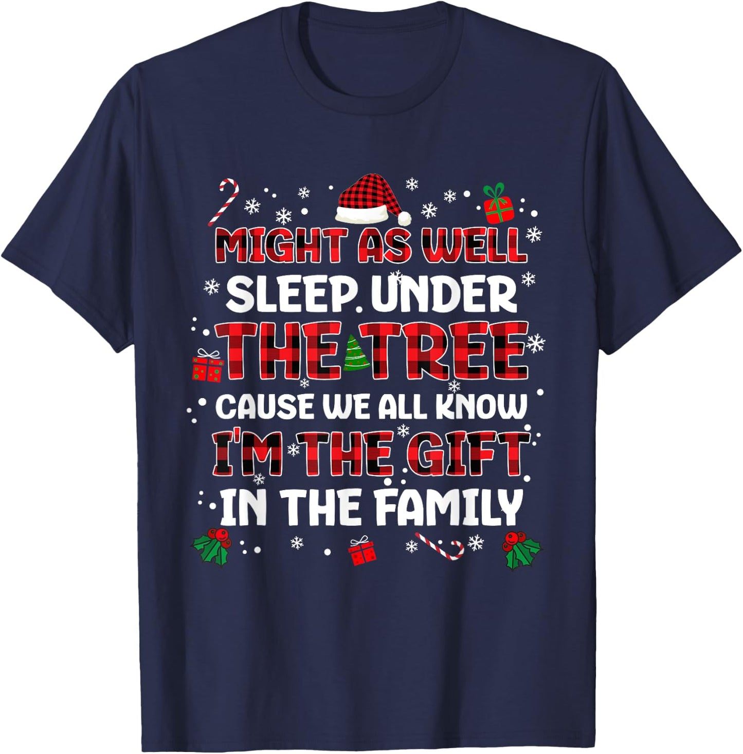 Humour Christmas Favorite Person Family Funny Christmas T-Shirt - T-Shirt | Navy