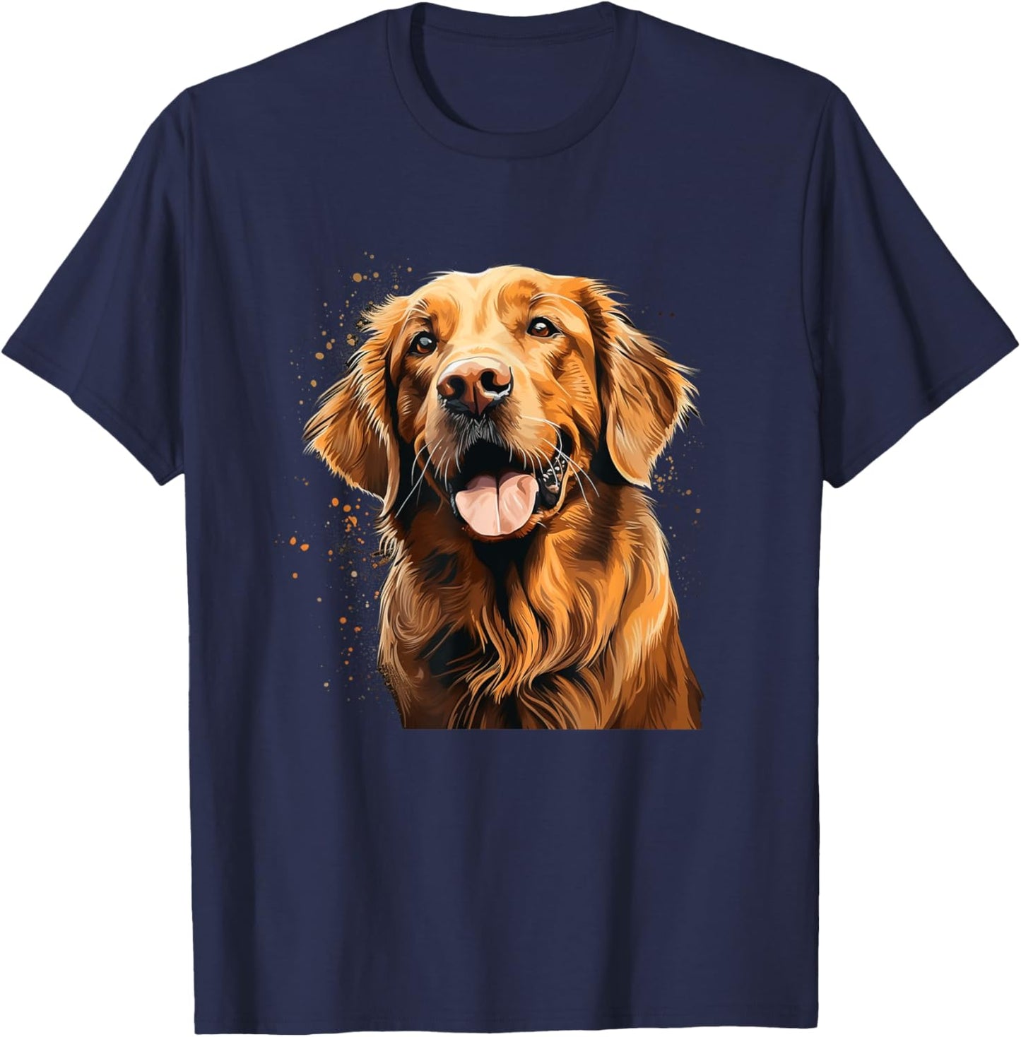 Apparel For Golden Retriever Lovers T-Shirt - T-Shirt | Navy