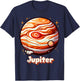 Planet Jupiter Outer Space Costume Graphic T-Shirt - T-Shirt | Navy