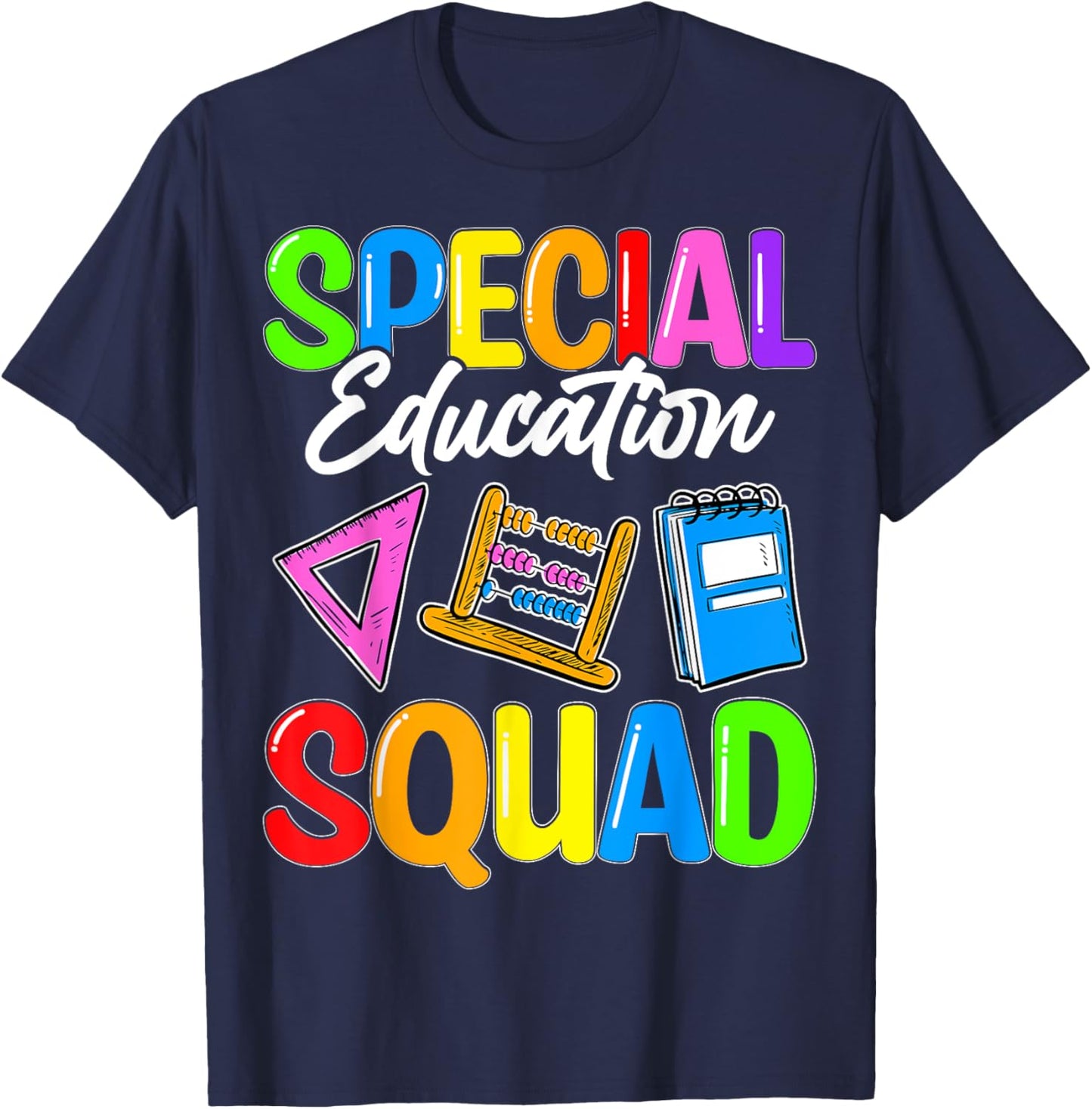 Special Education SPED Squad - Funny SPED Teacher T-Shirt - T-Shirt | Navy