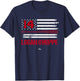 USA Flag Bat Logan O'Hoppe Los Angeles Baseball MLBPA T-Shirt - T-Shirt | Navy