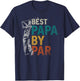 Fathers Day Golfer Dad Golfing Best Papa By Par Funny Golf T-Shirt - T-Shirt | Navy