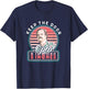 Stranger Things Chief Hopper Vintage Door 3 Inches Open T-Shirt - T-Shirt | Navy