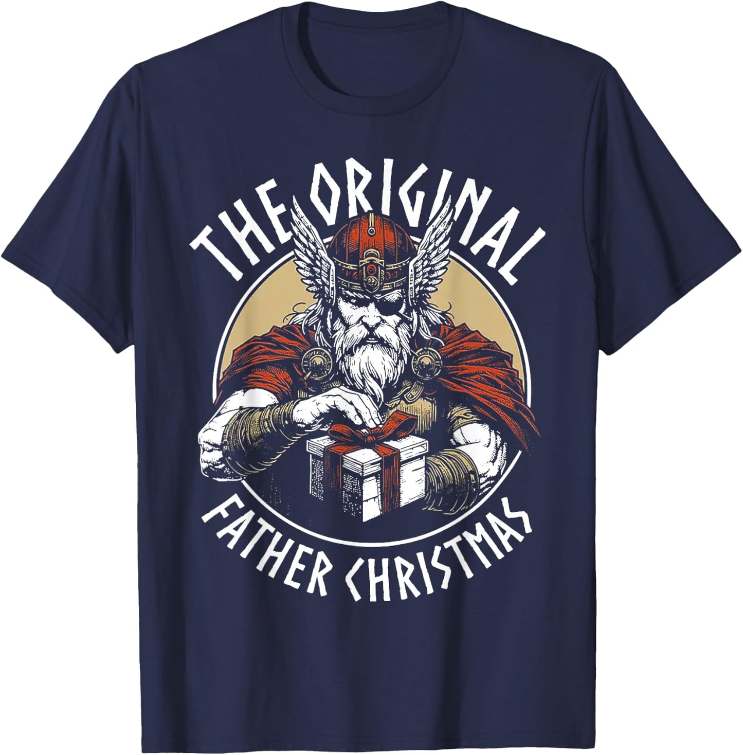 Odin The Original Father Christmas T-Shirt - T-Shirt | Navy