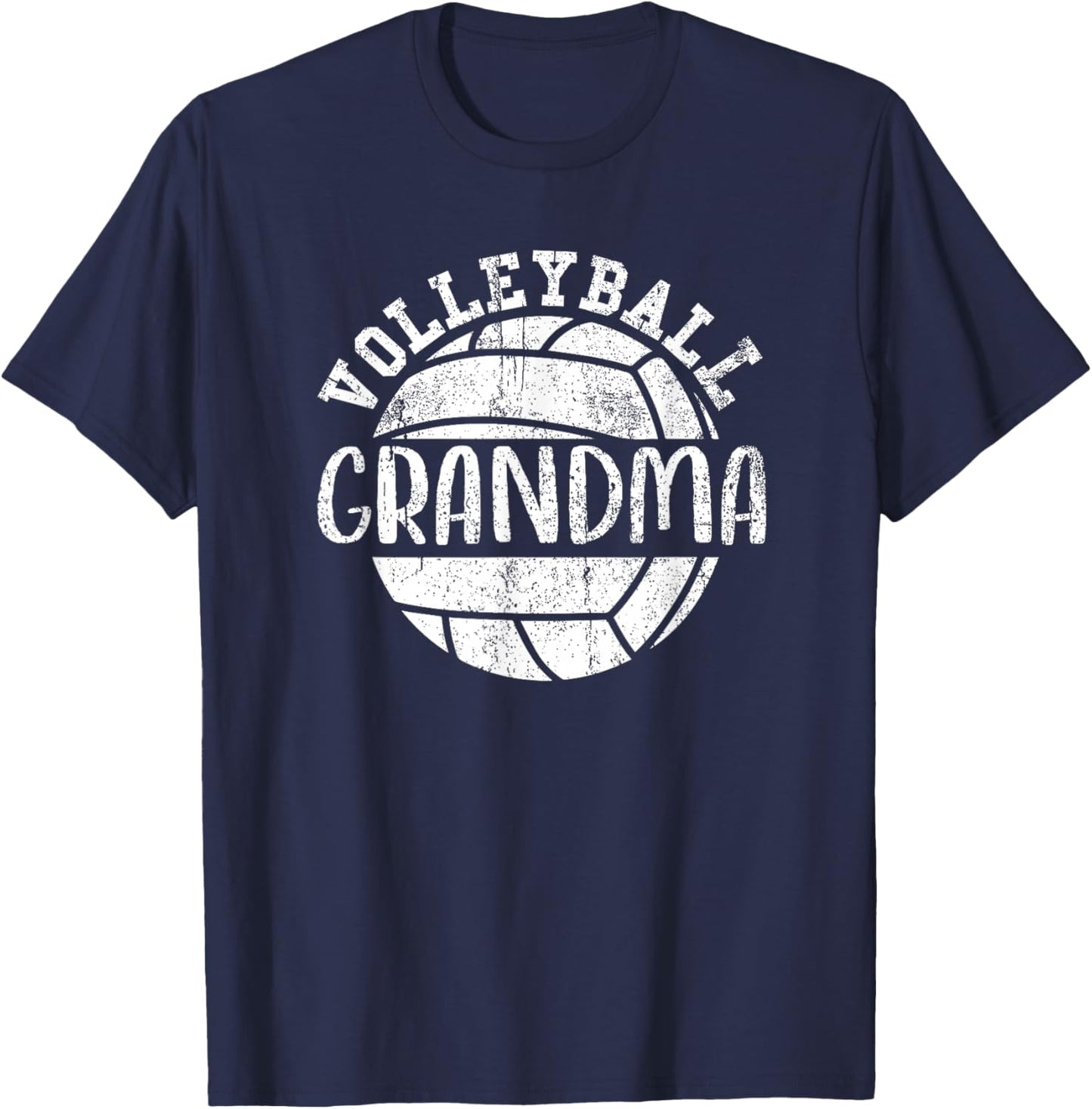 Volleyball Grandma Granddaughter Volleyball T-Shirt - T-Shirt | Navy
