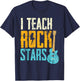 I teach rock stars / orchestral teachers T-Shirt - T-Shirt | Navy