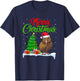 Kiwi Bird Christmas Tree Lights Funny Xmas Kiwi Bird Lover T-Shirt - T-Shirt | Navy