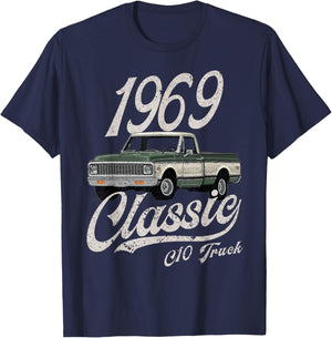 1969 69 C10 Truck T-Shirt - T-Shirt | Navy