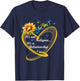 Jesus It's Not A Religion It's A Relationship Sunflower Art T-Shirt - T-Shirt | Navy