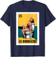 Funny Mexican Design for Parties - La Borracha T-Shirt - T-Shirt | Navy