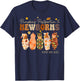 Pumpkin Postpartum Newborns Fall Mother Baby Nurse Halloween T-Shirt - T-Shirt | Navy