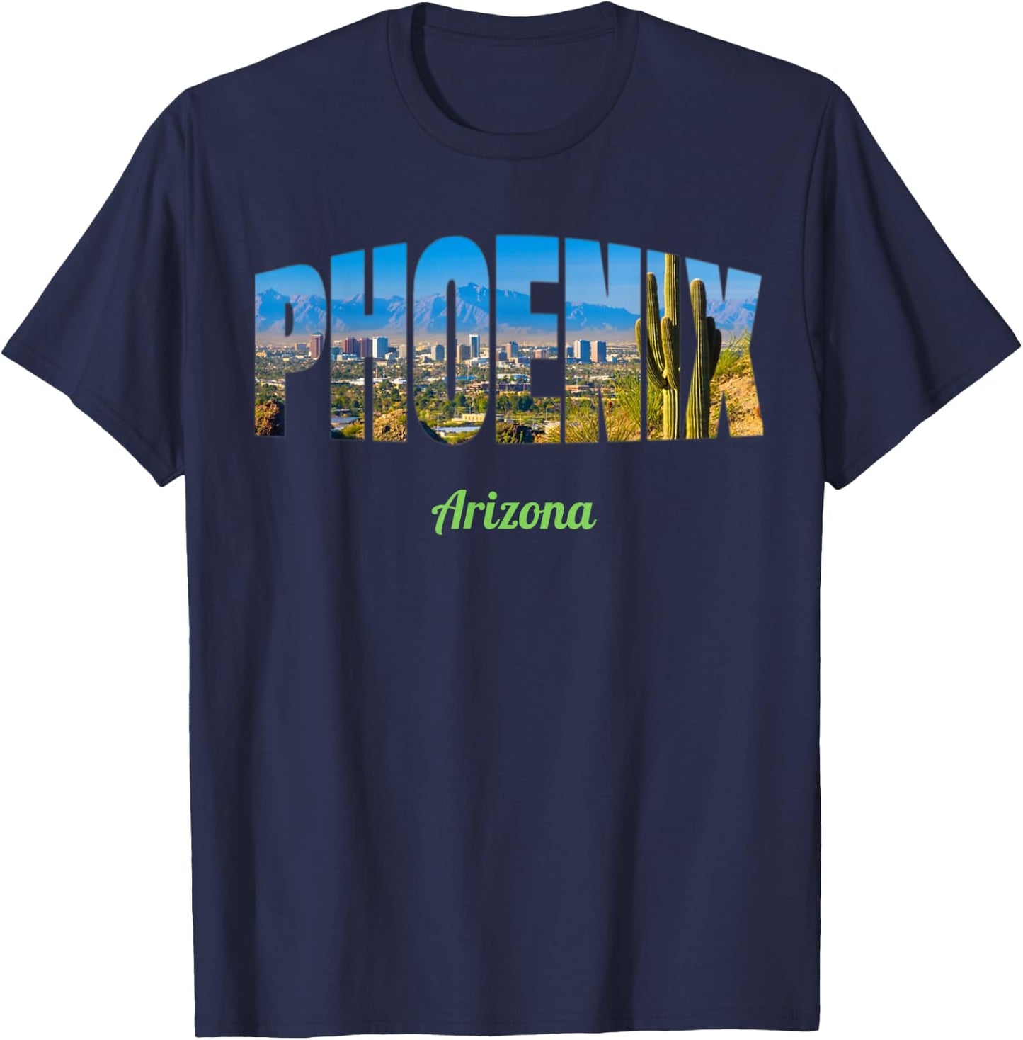 Phoenix Arizona T-Shirt - T-Shirt | Navy