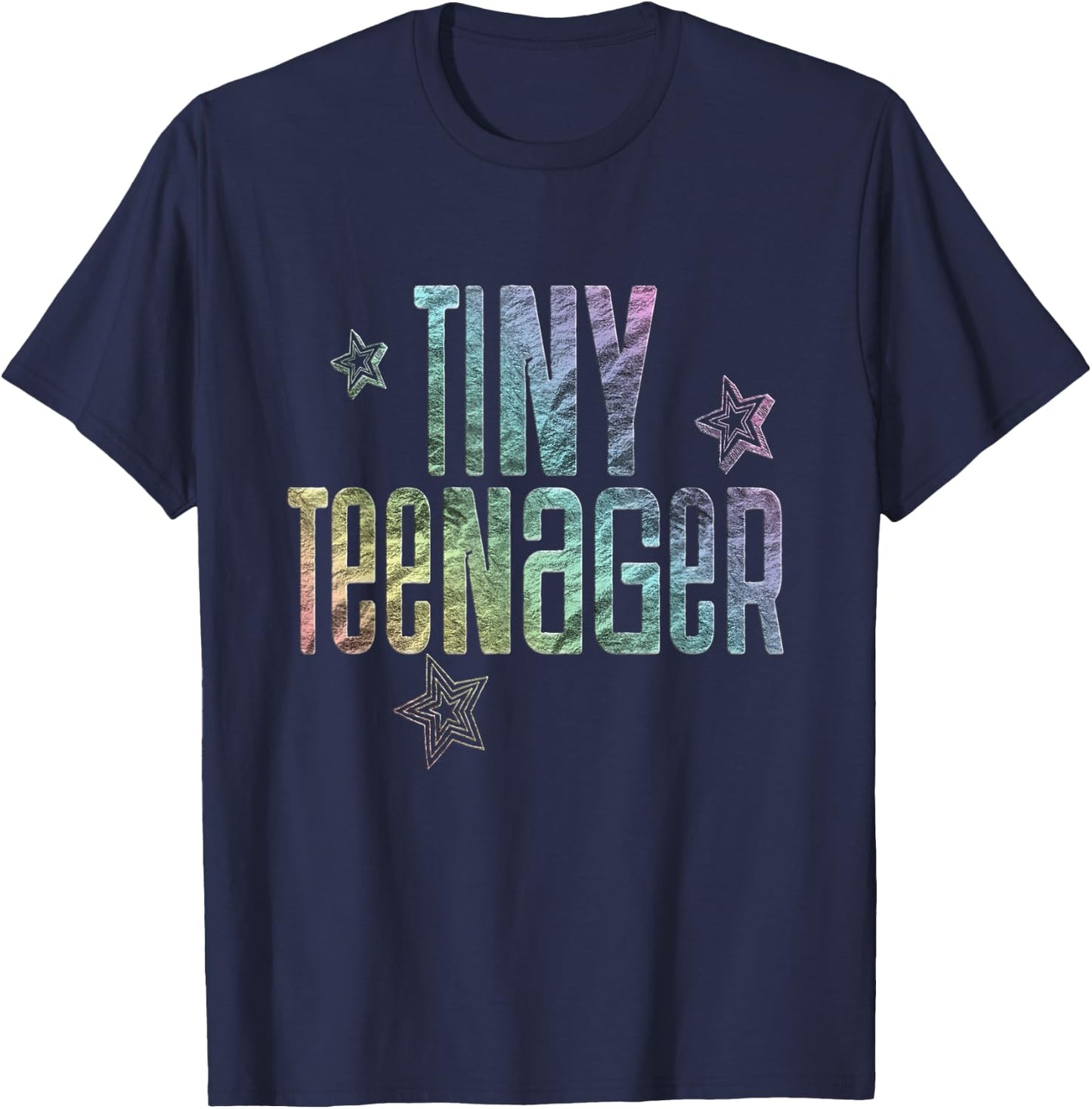 Tiny Teenager Shirt Kids Rainbow Cute Girls School Sassy T-Shirt - T-Shirt | Navy