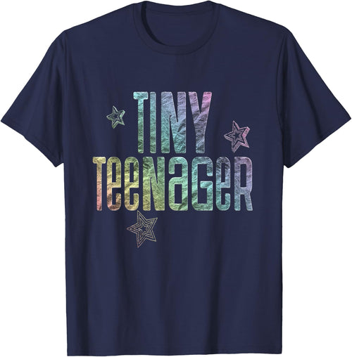 Tiny Teenager Shirt Kids Rainbow Cute Girls School Sassy