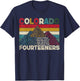 Colorado 14ers - Fourteeners - Rocky Mountain State Hiker T-Shirt - T-Shirt | Navy