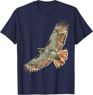 Red Tail Hawk T-Shirt - T-Shirt | Navy